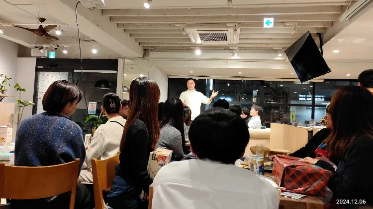 エイトの拠点で開かれた共創イベントの様子